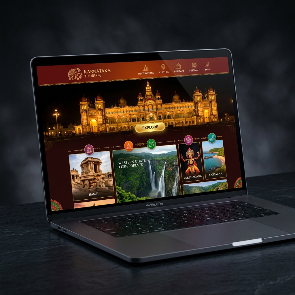 Website Design Mockup by Bharath Kattamanchi